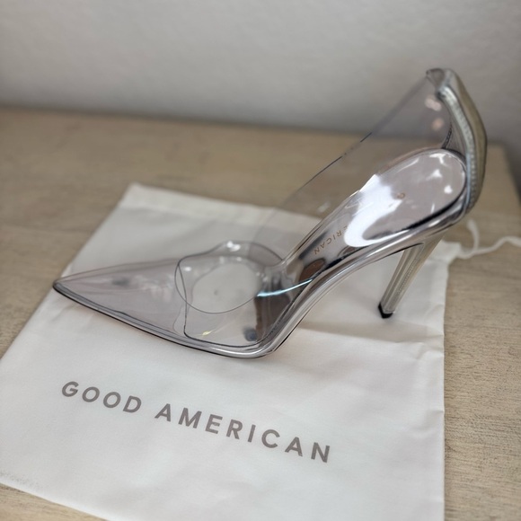 Good America | Clear Cinder-F*KING-ella Pump “Glass” Heels - Picture 4 of 6